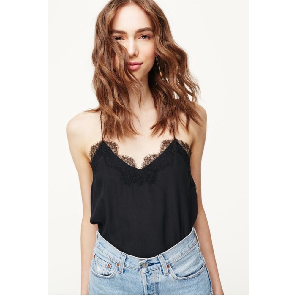 Cami NYC “The Racer” Silk Lace Camisole